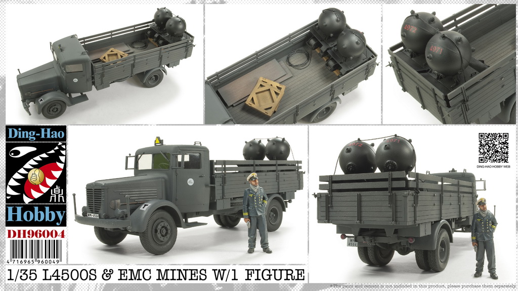 DH96004 L4500S & EMC Mines w/1 Figure