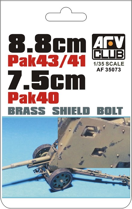AF35073 German Pak 43/41 Brass Shield Bolt Set