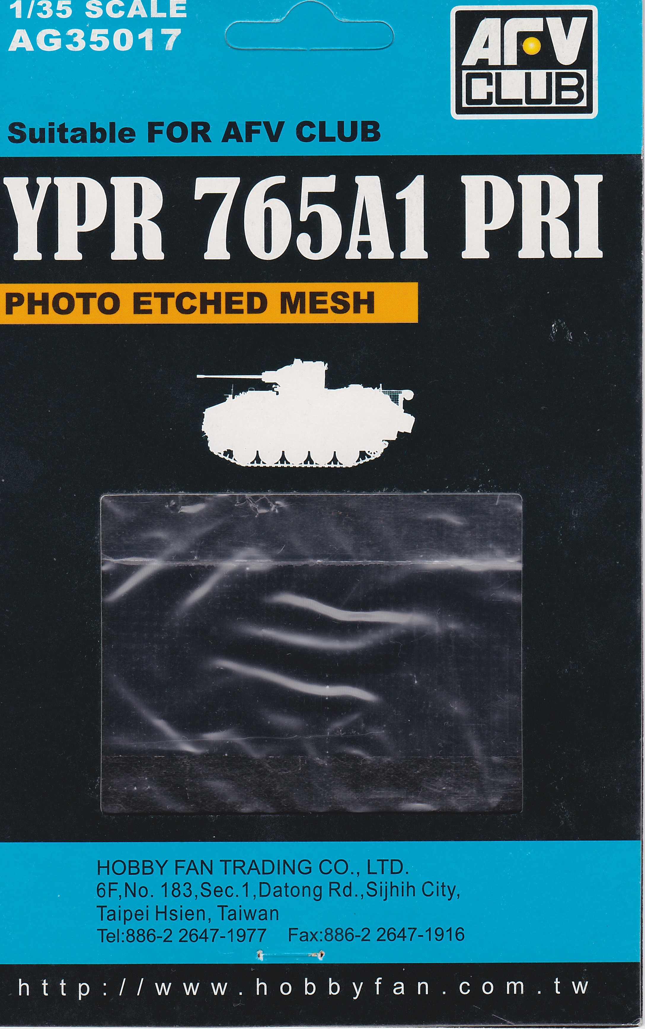 AG35017 Photo Etched Mesh for YPR765A1 PRI