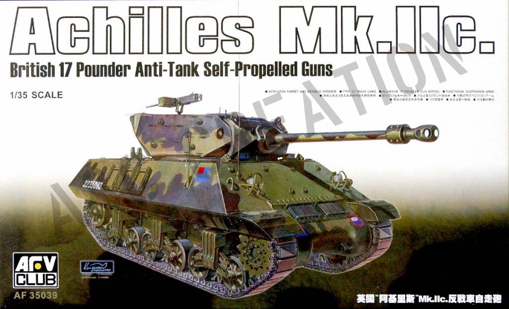 AF35039 Achilles Mk. IIc (British 17 Pounder Anti-Tank Self-Propelled Guns)