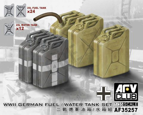 AF35257 WWII German Fuel / Water Tank Set